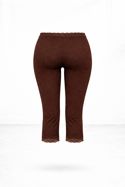 Skulpt brown capris